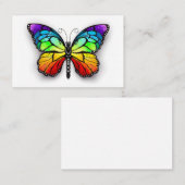 レインボーバタフライ(昆虫)オオカバマダラ、モナーク 予約カード (正面/裏面)