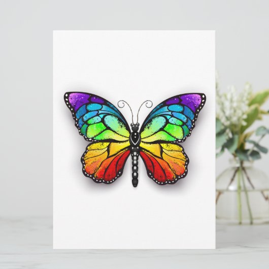 レインボーバタフライ(昆虫)オオカバマダラ、モナーク 招待状 (スタンド正面)