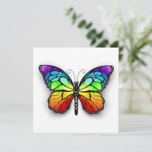レインボーバタフライ(昆虫)オオカバマダラ、モナーク 招待状 (スタンド正面)