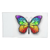 レインボーバタフライ（昆虫）オオカバマダラ、モナーク 枕カバー (裏面-右)