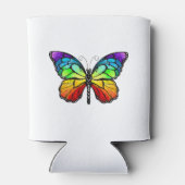 レインボーバタフライ（昆虫）オオカバマダラ、モナーク 缶クーラー (裏面)