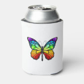 レインボーバタフライ（昆虫）オオカバマダラ、モナーク 缶クーラー (缶裏面)