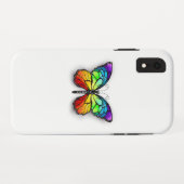 レインボーバタフライ(昆虫)オオカバマダラ、モナーク Case-Mate iPhoneケース (裏面(横))
