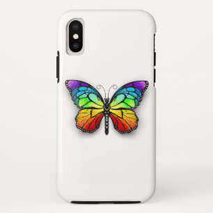 レインボーバタフライ(昆虫)オオカバマダラ、モナーク iPhone XSケース