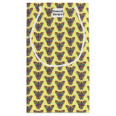 レインボーバタフライ（黄色） - ギフトバッグ (裏面)