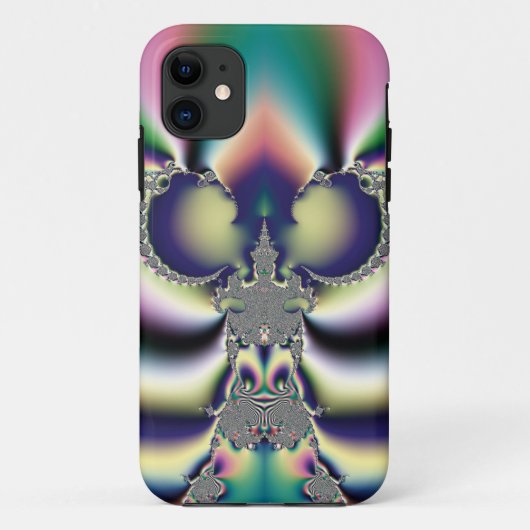 レインボーバタフライ Case-Mate iPhoneケース (裏面)