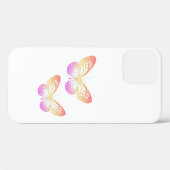 レインボーバタフライ Case-Mate iPhoneケース (裏面 (横))