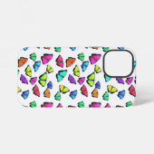 レインボーバタフライ iPhoneケース (裏面横)