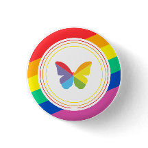 レインボーバタフライLGBTQ+プライドバッジ