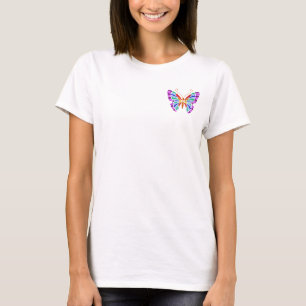 レインボーバタフライTシャツ Tシャツ