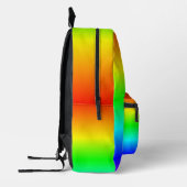 レインボーバックパック プリントバックパック (左)