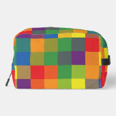 レインボーバッファローチェックプライドプレイドカラフルラブ ドップキット (裏面)