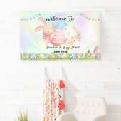 レインボーバニー狩り卵ハッピーイースターデイパーティー 横断幕 (インサイチュ)