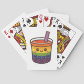 レインボーバブルティーLGBTQ+プライド トランプ (裏面)