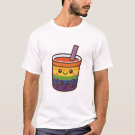 レインボーバブルティーLGBTQ+プライド Tシャツ