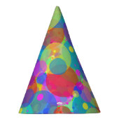 レインボーバブルパーティー帽子 パーティーハット (右)