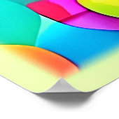 レインボーバブルブラストのアートワーク ポスター (角)