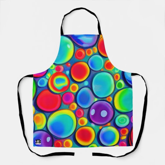 レインボーバブル エプロン (正面)