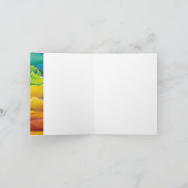 レインボーバラカード サンキューカード (内部)