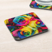 レインボーバラコースターセット コースター (左側)