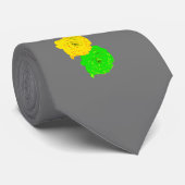 レインボーバラソフト深いグレー ネクタイ (ロール)