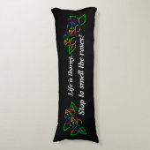 レインボーバラ抱き枕 ボディピロー (正面縦)