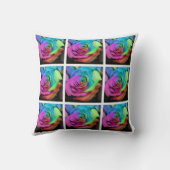 レインボーバラ枕 クッション (裏面)