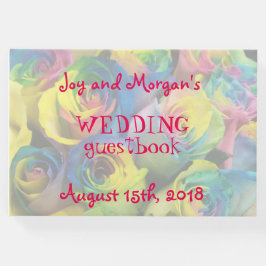 レインボーバラ結婚ズゲストブック ゲストブック