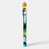 レインボーバラ鮮やかカラフルフローラ Case-Mate iPhoneケース (裏面 / 左)