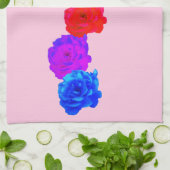 レインボーバラ キッチンタオル (折り畳み)