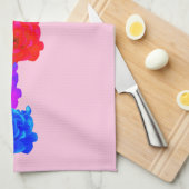 レインボーバラ キッチンタオル (四つ折り)