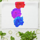 レインボーバラ キッチンタオル (折り畳み)