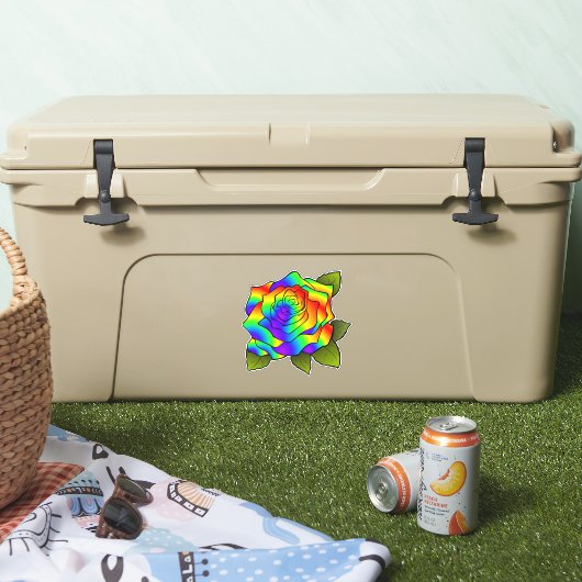 レインボーバラ シール (クーラー)