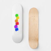 レインボーバラ スケートボード (正面)