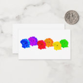 レインボーバラ ノートカード (正面/裏面インサイチュ)