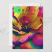 レインボーバラ 招待状 (裏面)