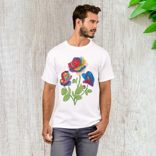 レインボーバラ Tシャツ