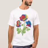 レインボーバラ Tシャツ (正面)