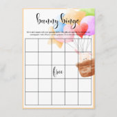 レインボーバルーンバンチバニービンゴゲーム エンクロージャーカード (正面)