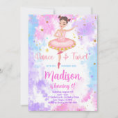 レインボーバレリーナの招待状 招待状 (正面)