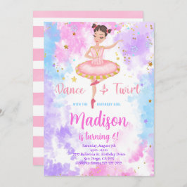 レインボーバレリーナの招待状 招待状