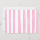 レインボーバレリーナ写真招待状 招待状 (裏面)