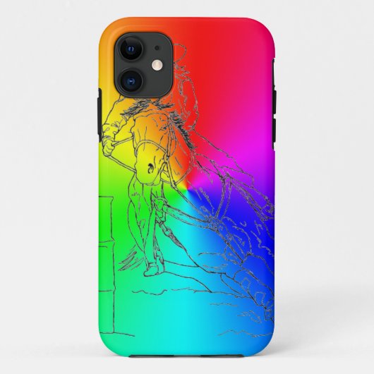 レインボーバレルレーサーII - iPhone 5/5Sケース Case-Mate iPhoneケース (裏面)