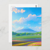 レインボーバレーとスノーマウンテン ポストカード (正面/裏面)