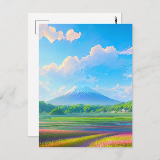 レインボーバレーとスノーマウンテン ポストカード (正面/裏面)