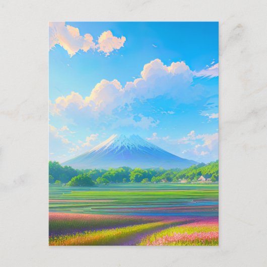 レインボーバレーとスノーマウンテン ポストカード (正面)