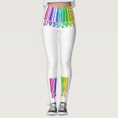 レインボーバーコードレギンス レギンス (正面)