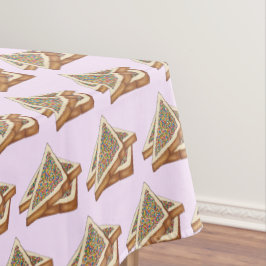 レインボーバースデーパーティーオーストラリア妖精ブレッドフード テーブルクロス