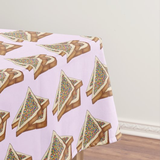 レインボーバースデーパーティーオーストラリア妖精ブレッドフード テーブルクロス (インサイチュ)