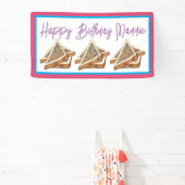 レインボーバースデーパーティーオーストラリア妖精ブレッドフード 横断幕 (インサイチュ)